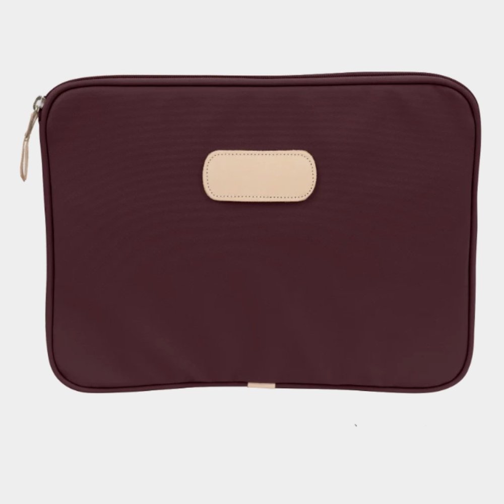 Jon Hart 15" Computer Case Maroon Initials Khs - image 1